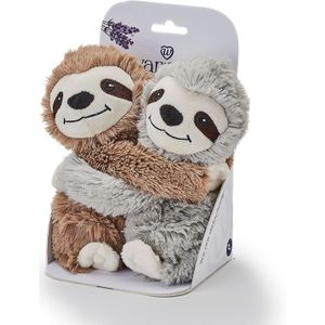 Warmies Warm Hugs Luiaard Magnetronbestendige Knuffel met Franse Gedroogde Lavendelgeur, Volledig Verwarmbaar Knuffelluiaardspeeltje voor Angst- en Pijnverlichting