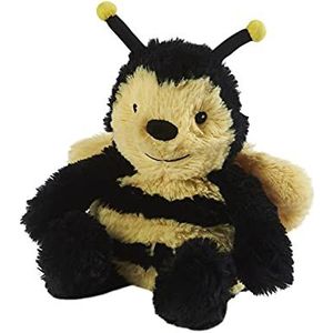 Warmies JUN-BEE-1 Verwarmbaar pluche speelgoed, zwart en geel, medium