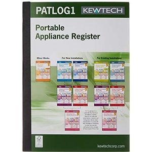 Kewtech PATLOG1 PAT Test, A4 logboek