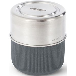 Black+Blum Glazen Lunchbox - Pot - 450ml - Grijs
