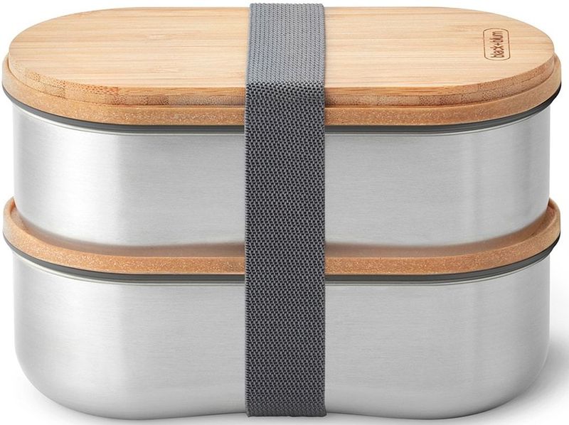 black+blum Lunchbox »Bentobox«, (Set, 2 tlg.), 2x500 ml