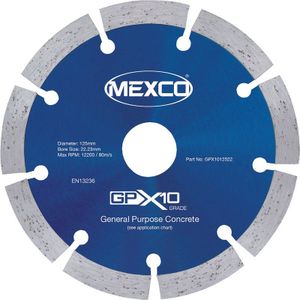 Mexco beton diamantschijf universeel 125mm