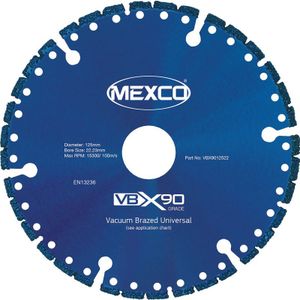 Mexco diamantschijf universeel multi materiaal 125mm