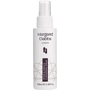 Margaret Dabbs Shoe and Insole Cleansing Spray Quick Drying, Non Staining Eliminates Bad Odour, Cleanses Footwear and Protects Feet 100ml