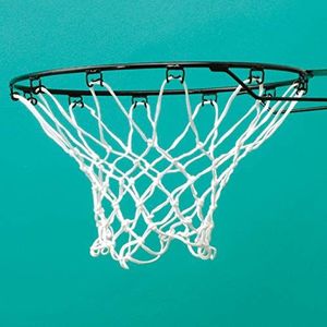 Sure Shot Unisex's Basketbal Net-Wit, Eén maat