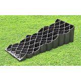 Milenco - Triple Leveller - 2 Stuks - 3 Niveau's - Hoogte 4 8 en 12 cm - Draagvermogen 1500 kg per Wiel