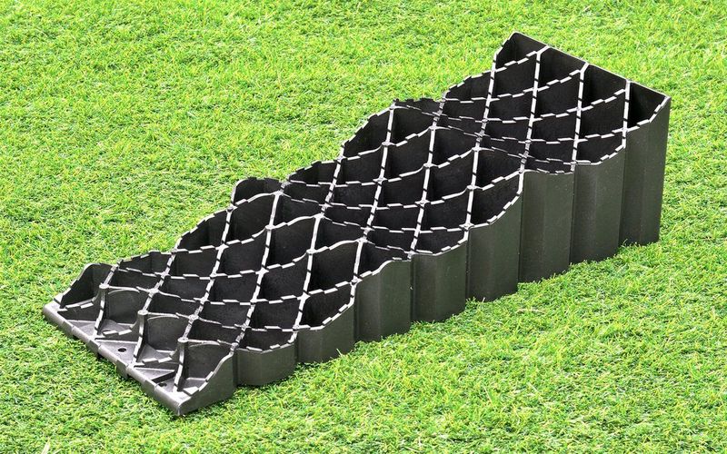 Milenco - Triple Leveller - 2 Stuks - 3 Niveau's - Hoogte 4 8 en 12 cm - Draagvermogen 1500 kg per Wiel