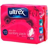 Ultrex - Ultra Slim Pads - Maandverband - 10 Stuks
