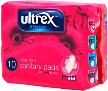 Ultrex - Ultra Slim Pads - Maandverband - 10 Stuks