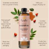 Fushi - Rozenbottelzaadolie - Gezichtsolie - 100 ml - Biologisch