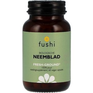 Fushi Wellbeing - Biologisch Neemblad - Voedingssupplement - 60 capsules - Vegan - Plasticvrij