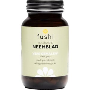 Fushi Wellbeing - Biologisch Neemblad - Voedingssupplement - 60 capsules - Vegan - Plasticvrij