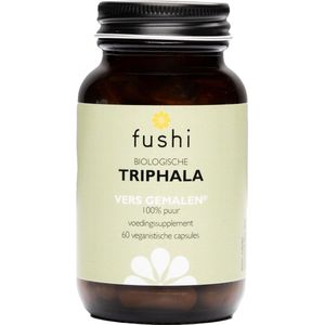 Fushi Wellbeing - Biologische Triphala - Voedingssupplement - 60 capsules - Vegan - Plasticvrij