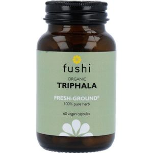 Fushi Wellbeing - Biologische Triphala - Voedingssupplement - 60 capsules - Vegan - Plasticvrij