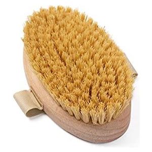 Eco Bath London Natuurlijke Sisal Massage Handborstel - Droog Borstelen Body Brush voor peeling en verbeterde circulatie, natuurlijke haren Body Scrubber