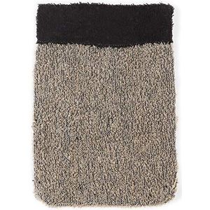 Eco Bath London Natural Sisal Hennep Badhandschoen Zwart, 65 g