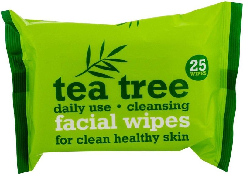 Tea Tree - Cleansing Facial Wipes - 2 x 25 stuks - Gezichtsreinigingsdoekjes