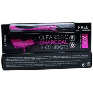 XOC - Houtskool Tandpasta - 100ml - Natuurlijke Mondhygiëne