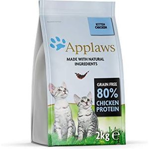 Applaws Complete Natural Grain Free Chicken Dry Cat Food for Kittens Hersluitbare zak van 2 kg