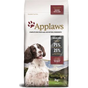 Applaws Dry Dog 2kg Small/Medium breed Adult Chicken with Lamb