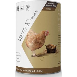 Verm-X - Pluimveekorrels - 750g - Natuurlijk aanvullend Diervoeder - Voor Kalkoen, Eend, Kip