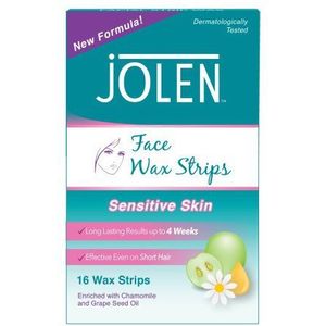 Jolen Facial Wax Strips Sensitive Skin 16 st