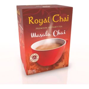 Royalchai Masala, gezoet. Per 4 doosjes (a 10 sachets)