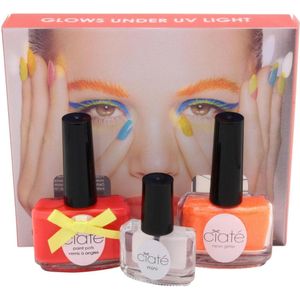 Ciaté - Corrupted Neon Manicure - Nail Art Kit - Oranje - 13,5 ml Nagellak