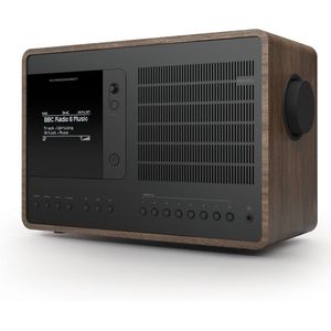 Revo - SuperConnect - Radio - Walnoot - Bluetooth - Zwart