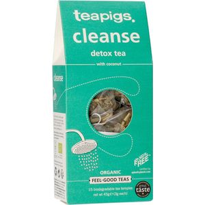 teapigs Cleanse - Detox Tea 15 Tea Bags (6 doosjes - 90 zakjes)