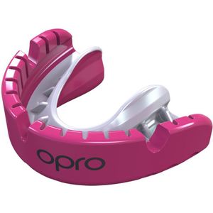 OPRO Gebitsbeschermer Voor Beugel Self-Fit Gold Roze/Wit Senior