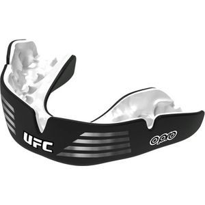 OPRO UFC Instant mondbescherming met revolutionaire technologie voor ultiem comfort, ultieme bescherming en pasvorm, schild voor UFC, boksen, MMA (zwarte slag, volwassenen)