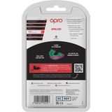 OPRO Silver Level Sport-mondbescherming voor volwassenen en jongeren, revolutionaire bevestigingstechnologie, voor hockey, rugby, boksen en andere contact- en vechtsporten (roze/groen, volwassenen)