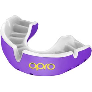 OPRO Gebitsbeschermer Self-Fit Gold-Edition V2 Paars/Wit Senior