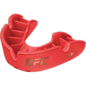 OPRO Brons Level UFC Sport mondbeschermer voor volwassenen en junior met koffer en montageapparaat, Kids Gum Shield voor UFC, MMA, Boksen, BJJ en andere gevechtssporten (rood, jeugd)