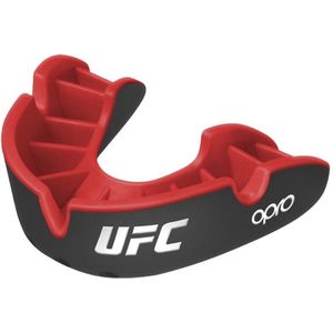 Opro mouthguard ufc silver superior fit gebitsbeschermer in de kleur zwart.