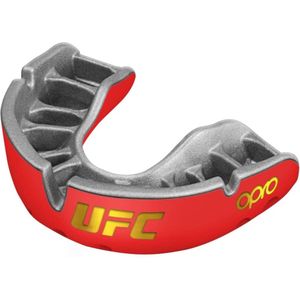 OPRO Gold Level UFC Sport-mondbescherming voor volwassenen en kinderen, revolutionaire fit-technologie voor UFC, boksen, MMA, vechtsport, BJJ en alle contactsporten (rood, jeugdig)