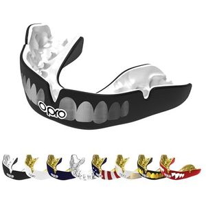 Opro Op maat gemaakte onmiddellijke gebitsbeschermer met revolutionaire pasvormtechnologie voor ultiem comfort, bescherming en pasvorm voor rugby, boksen, hockey, MMA (tanden