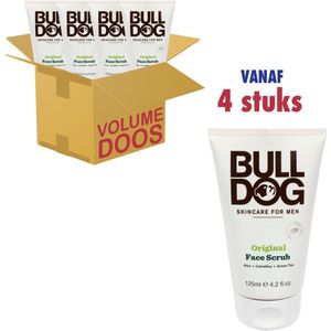 Bulldog Original Gezichtssscrub - 4x125 ml - Voordeelverpakking