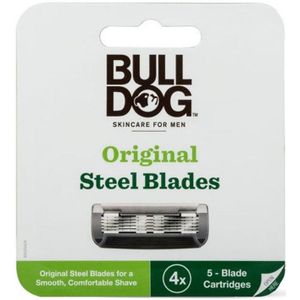 Scheermesjes - Pakket van Vier - 5 Steel Blades - Aloe Smeerstrip