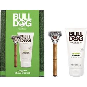 Bulldog Original Shave Duo Set Original Shave Gel & Bamboo Razor 175 ml + 1 st