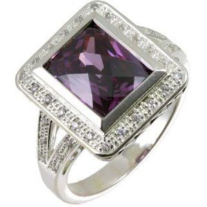 Citerna dames Zilver Baguetteschliff Amethist