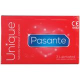 Pasante Unique Latex Vrij - 3 stuks - Condooms