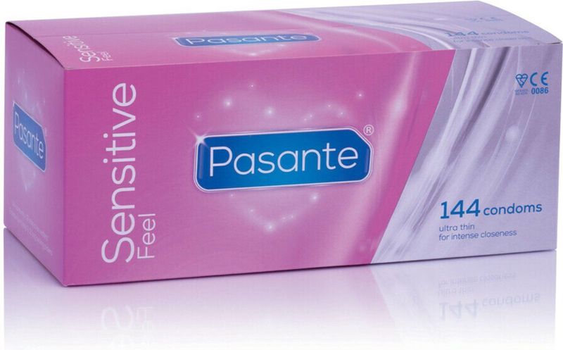 Pasante «Sensitive (Feel)» (Vorratspackung) 144 gef&#252;hlsechte Kondome f&#252;r empfindsame Liebhaber