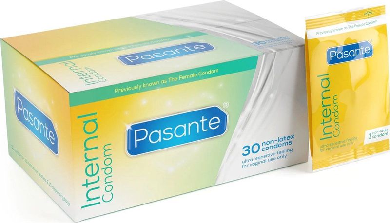 Pasante - Vrouwencondooms - Condooms - 30 Stuks - Nitril Polymeer