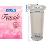 Pasante - Internal - Vrouwencondooms - 3 Stuks - Latexvrij