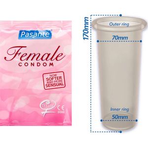 Pasante - Internal - Vrouwencondooms - 3 Stuks - Latexvrij