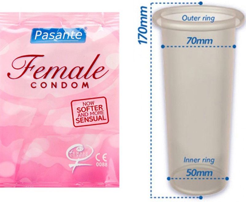 Pasante - Internal - Vrouwencondooms - 3 Stuks - Latexvrij
