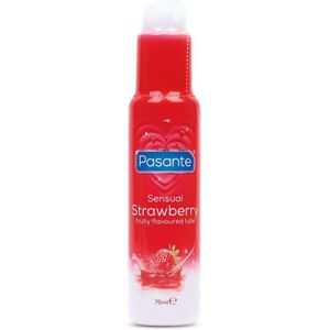 Pasante Sensual Strawberry Lube (Wild Aardbei ), 75ml gearomatiseerd glijmiddel op waterbasis met aardbeiensmaak