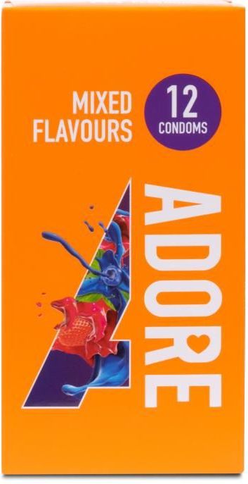 Pasante - Adore Flavours - Condooms - 12 Stuks - Latex